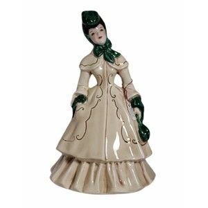 Vintage Florence Ceramics Lady Figurine "Lillian" Edwardian Victorian Era